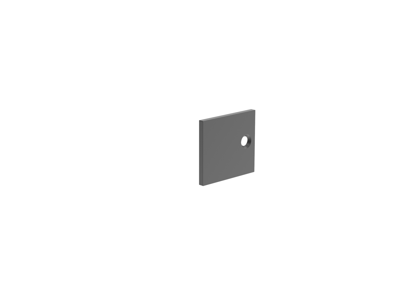 Hliníková krytka adaptéra pre 14mm laty 40x34 R7016