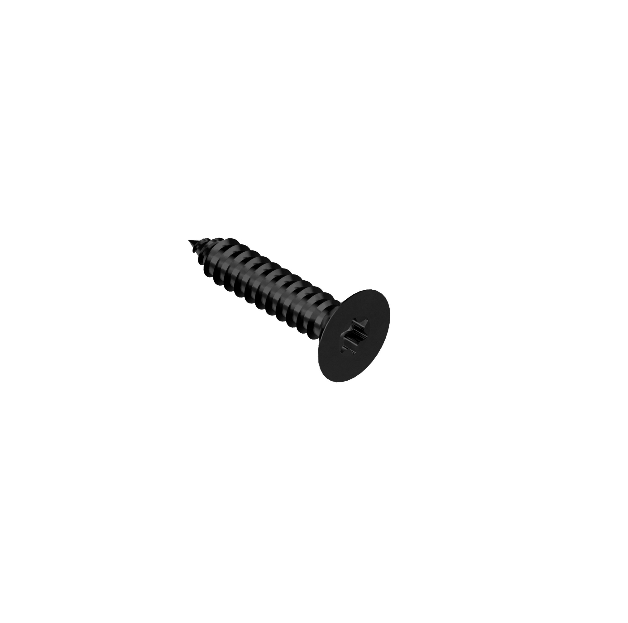 Skrutka do plechu so zápustnou hlavou-TORX, nerezová, čierna