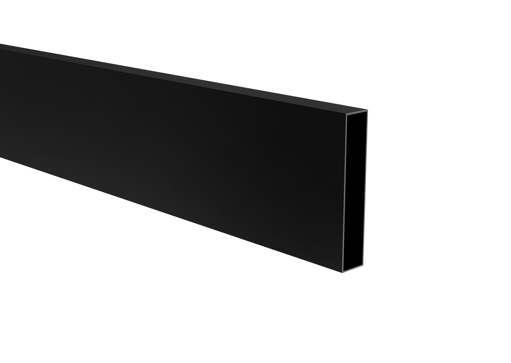 Hliníková plotová výplň 20x100x1,1 - 6000mm čierna R9005