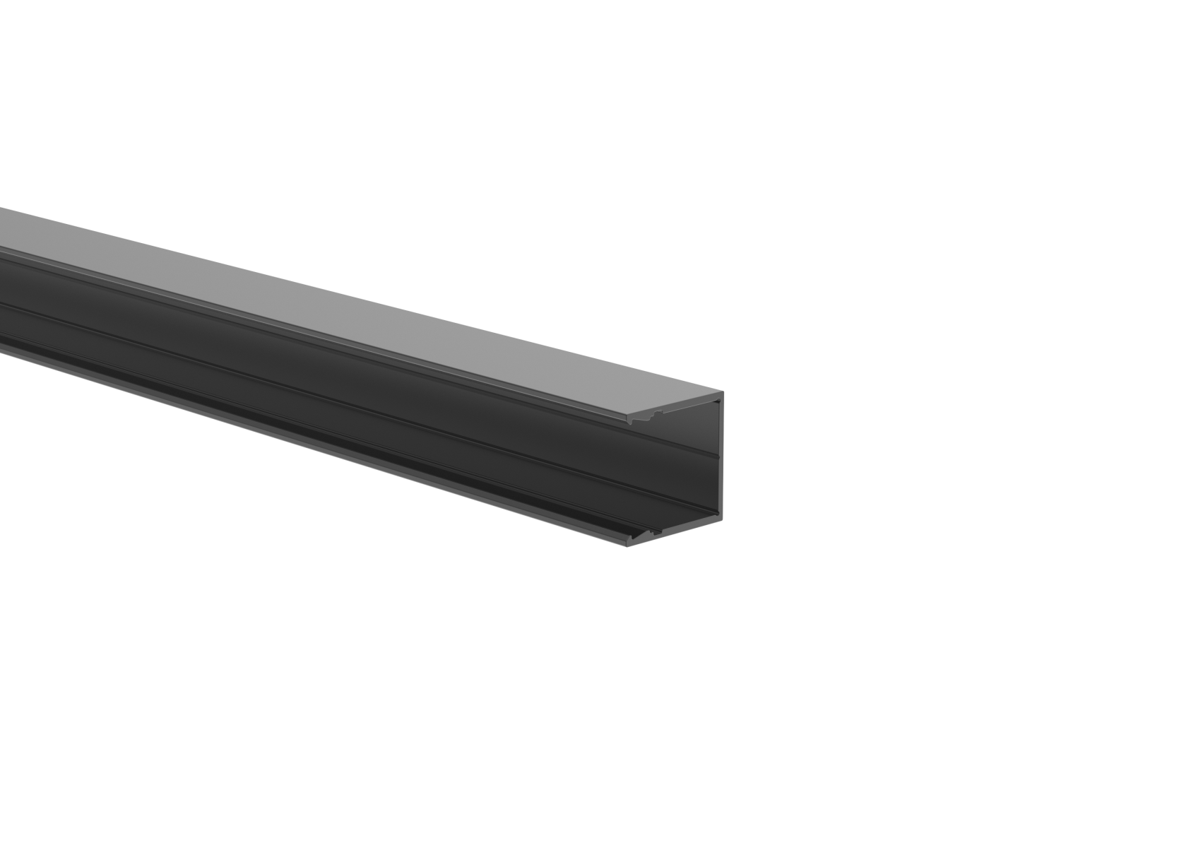 Hliníkový U-adaptér 25x25-6000mm R7016