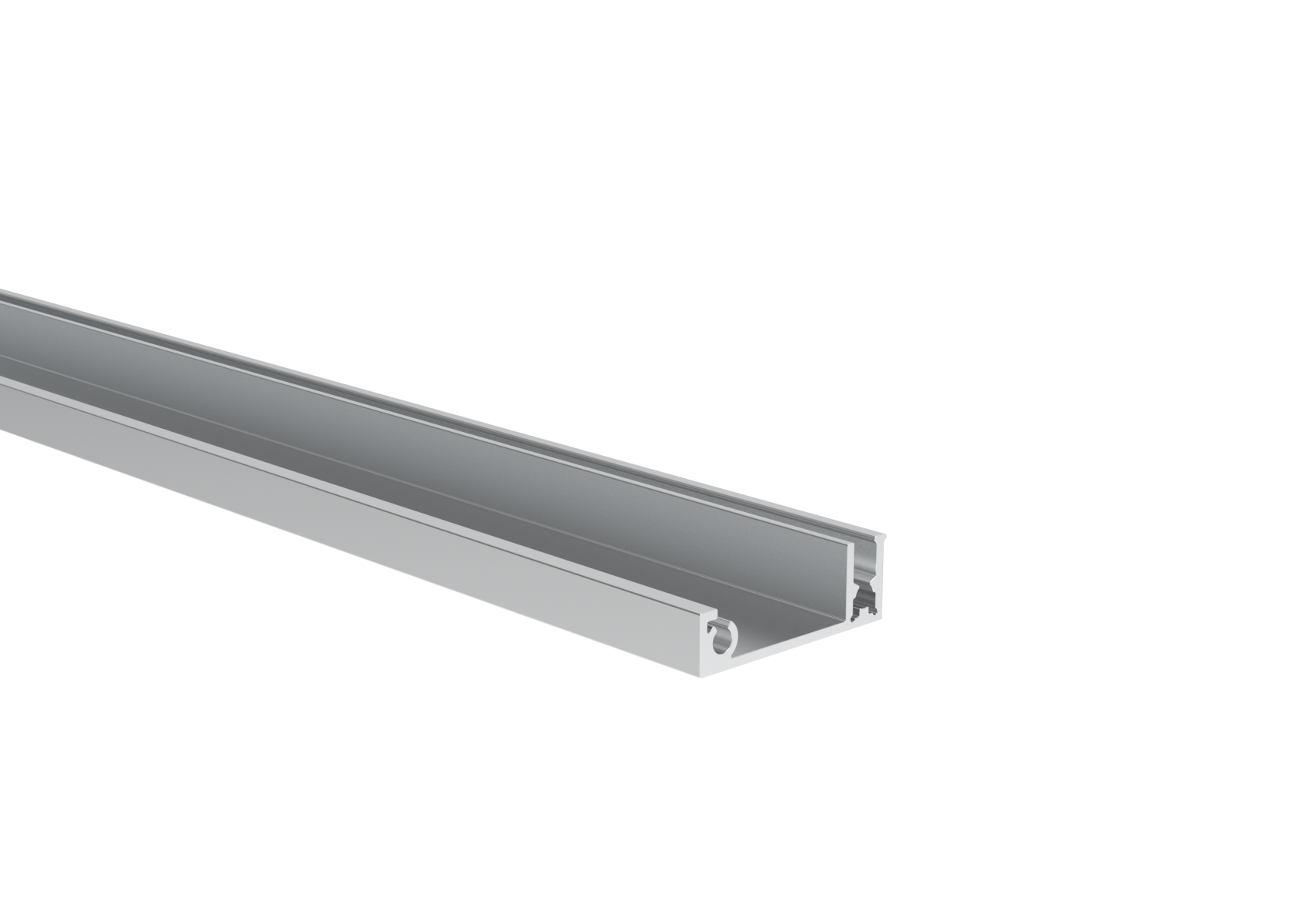 Hliníkový plotový adaptér pre výplne - 6000mm krycia lišta
