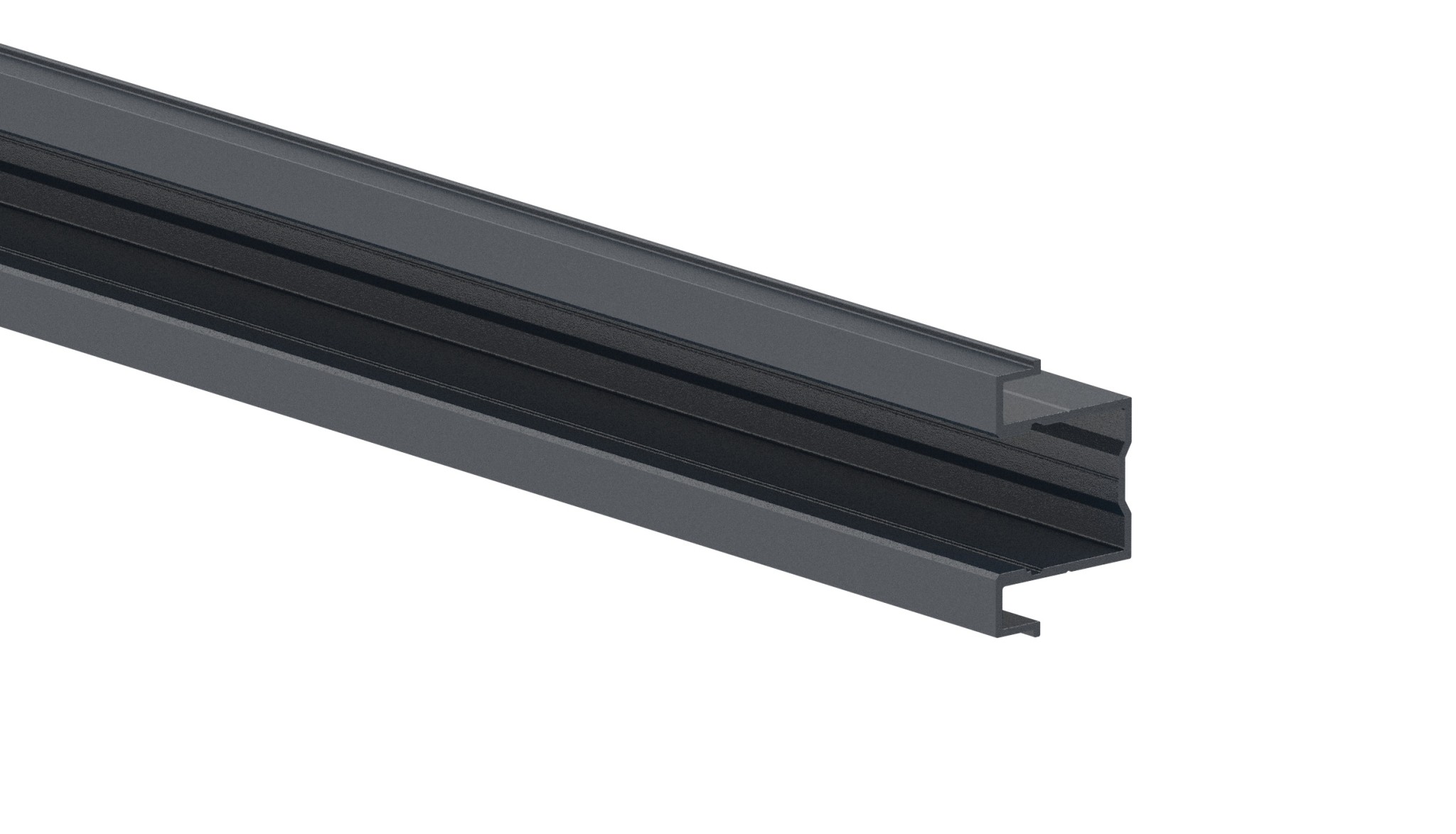 Hliníková plotová redukcia stĺpika, zo 40 na 20 mm výplň, 40 x 26 - 1,85 m – Antracit RAL 7016