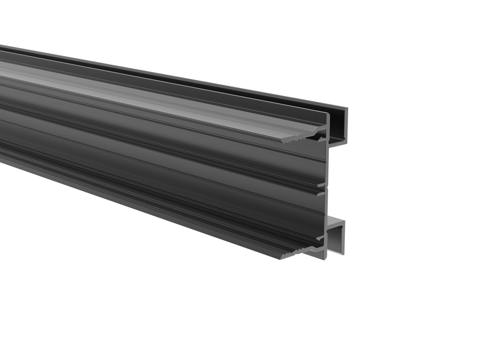 Hliníkový plotový adaptér pre 40mm výplne - 6000mm